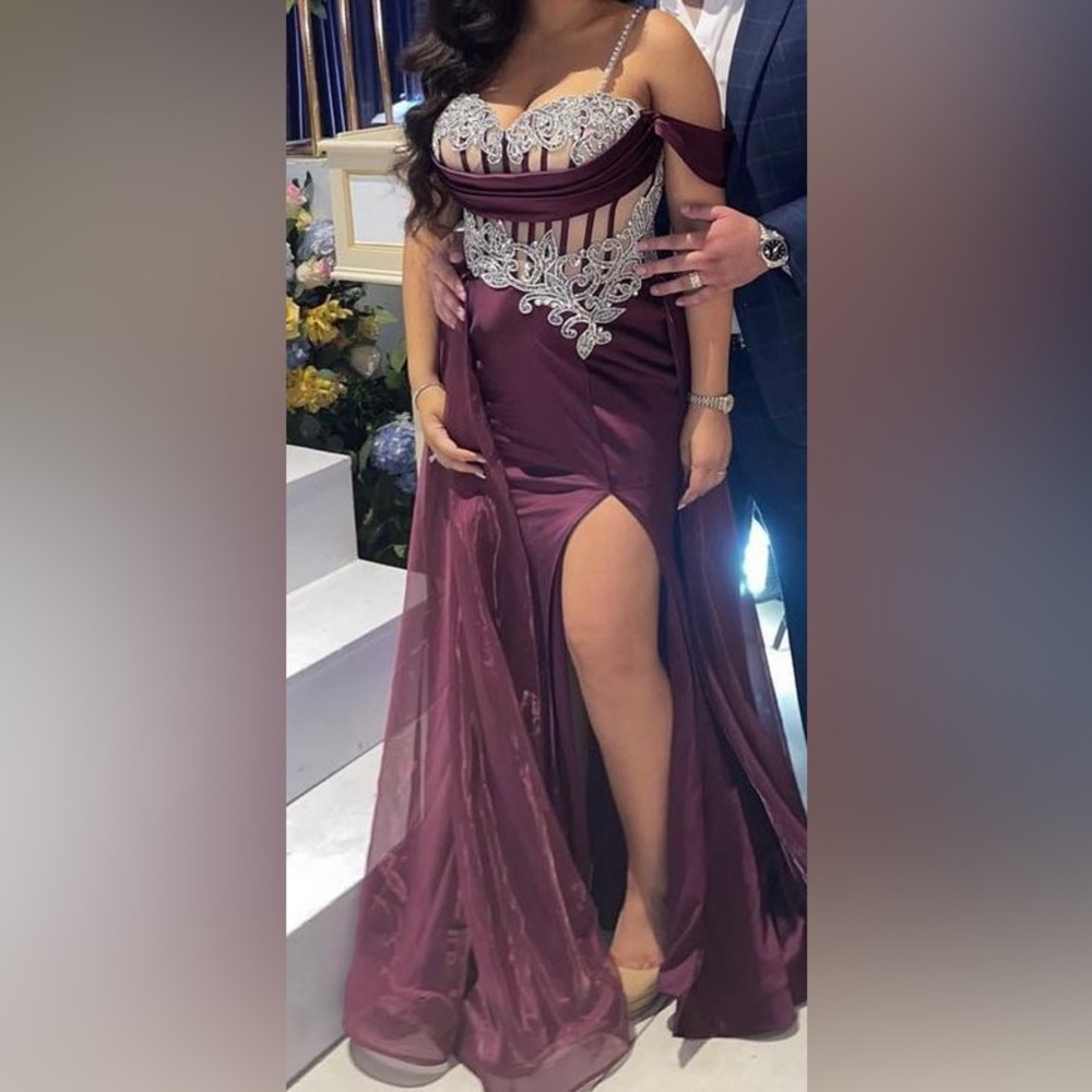 Purple gown